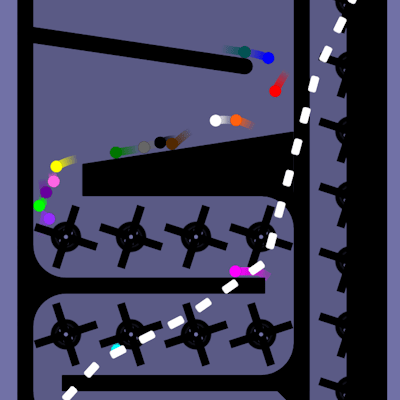 Marble Race 28 - Lightning